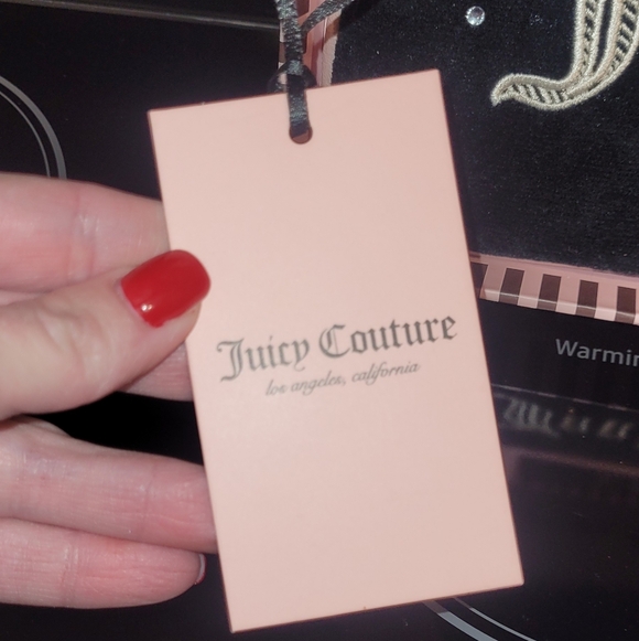 Juicy Couture Black Velvet Clutch And Coin Purse Set - Picture 3 of 4